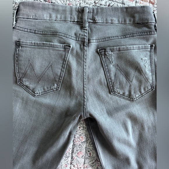 MOTHER Looker Ankle Fray Denim Last Chance Saloon size 27 - Picture 6 of 6